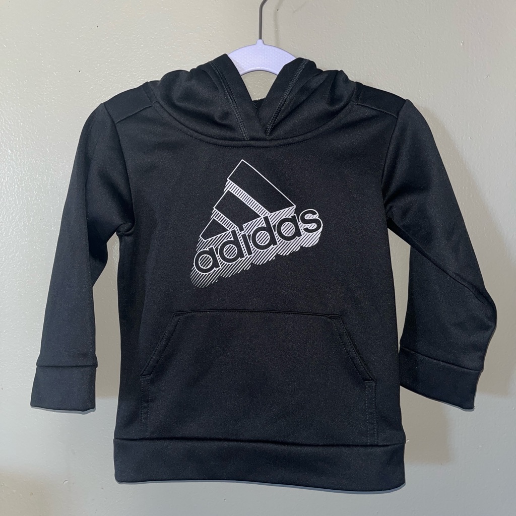 Adidas Kids Black Hoodie Previously Owned